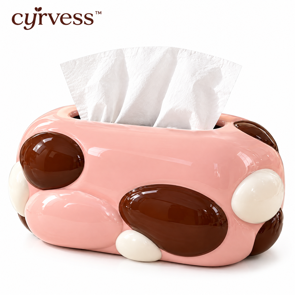 𝒄𝒚𝒓𝒗𝒆𝒔𝒔™ Pebble Shape Tissue Box