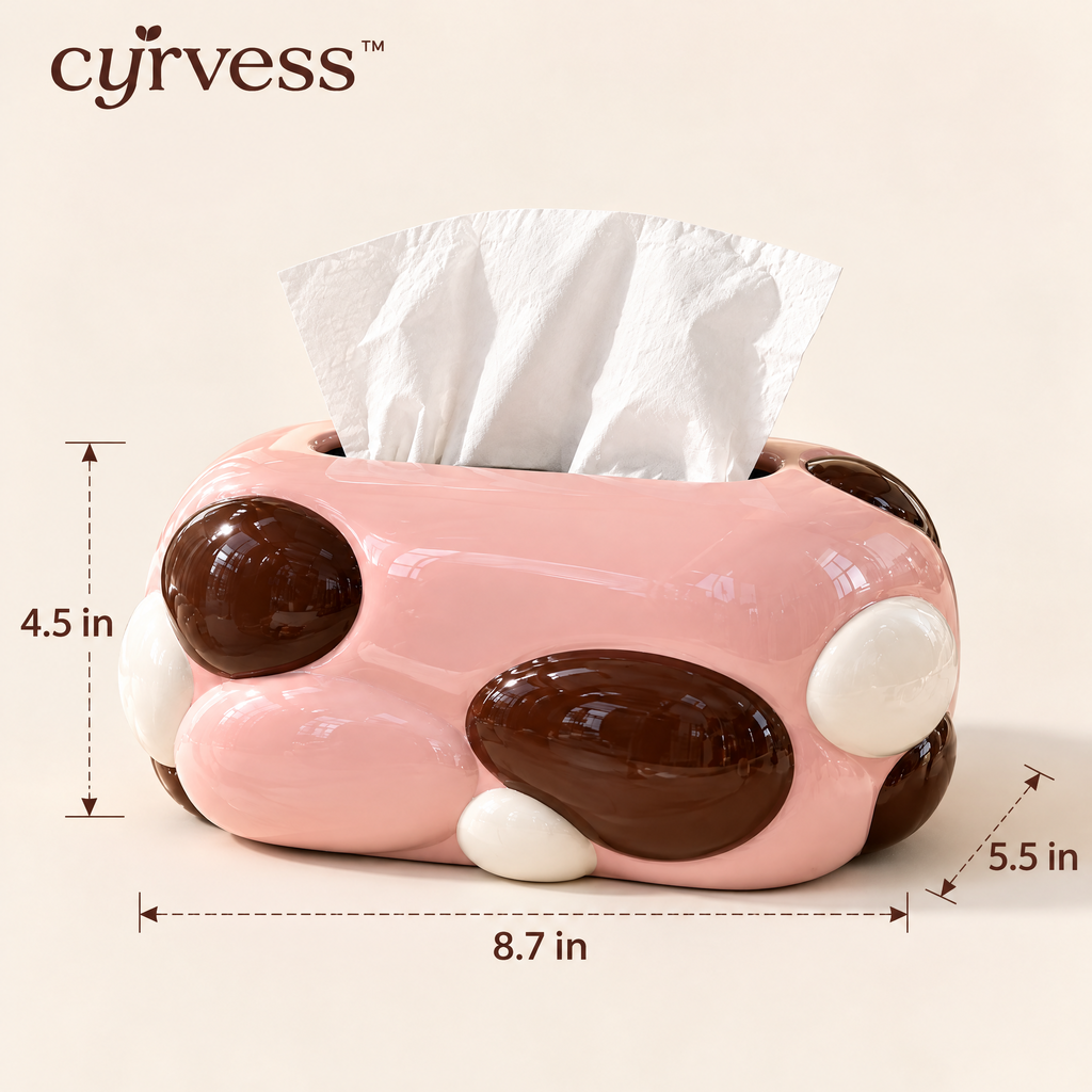 𝒄𝒚𝒓𝒗𝒆𝒔𝒔™ Pebble Shape Tissue Box