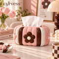 𝒄𝒚𝒓𝒗𝒆𝒔𝒔™ Pleated Ceramic Tissue Box