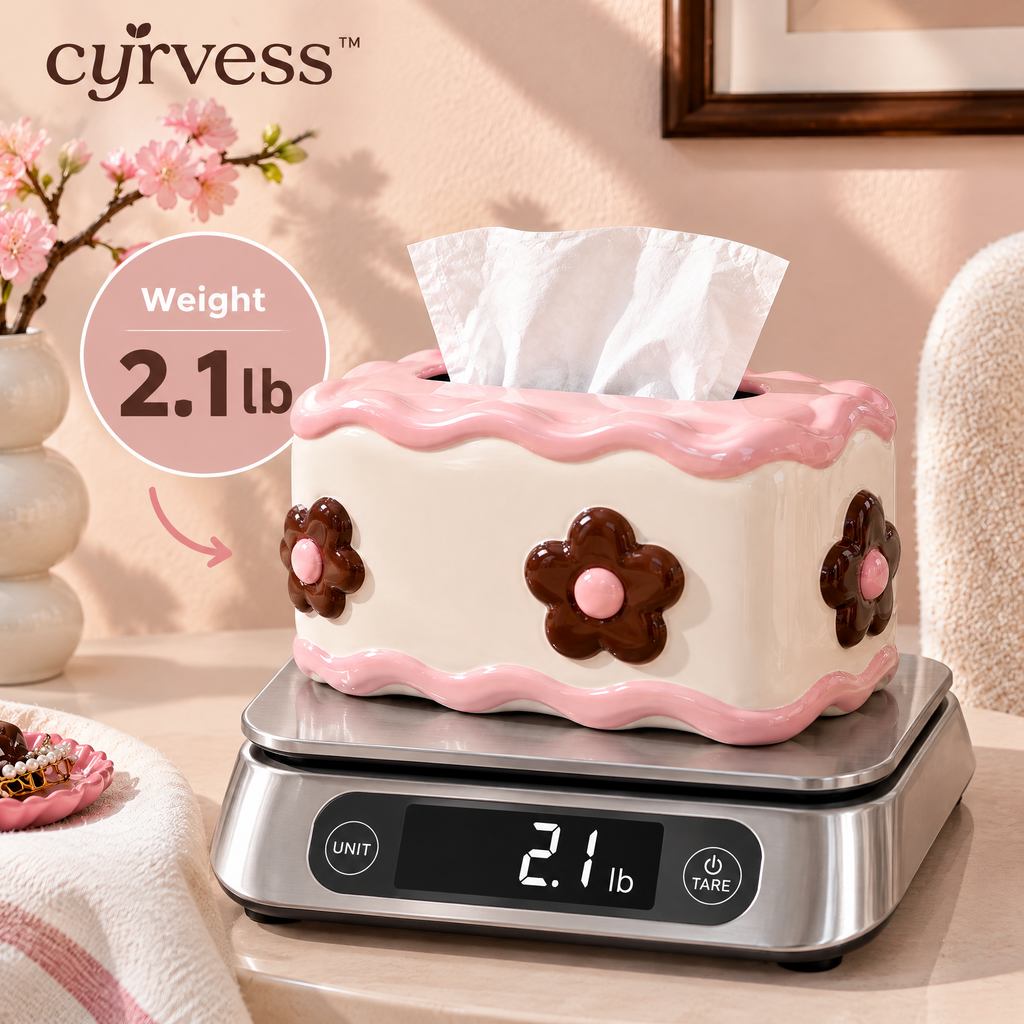 𝒄𝒚𝒓𝒗𝒆𝒔𝒔™ Wavy Edge Tissue Box
